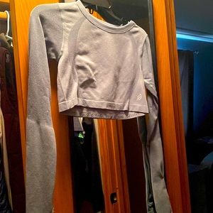 P’tula seamless long sleeve performance crop